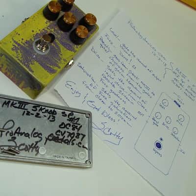Pro Analog MKIII fuzz, 5-knob, vintage Germanium, custom paint image 4