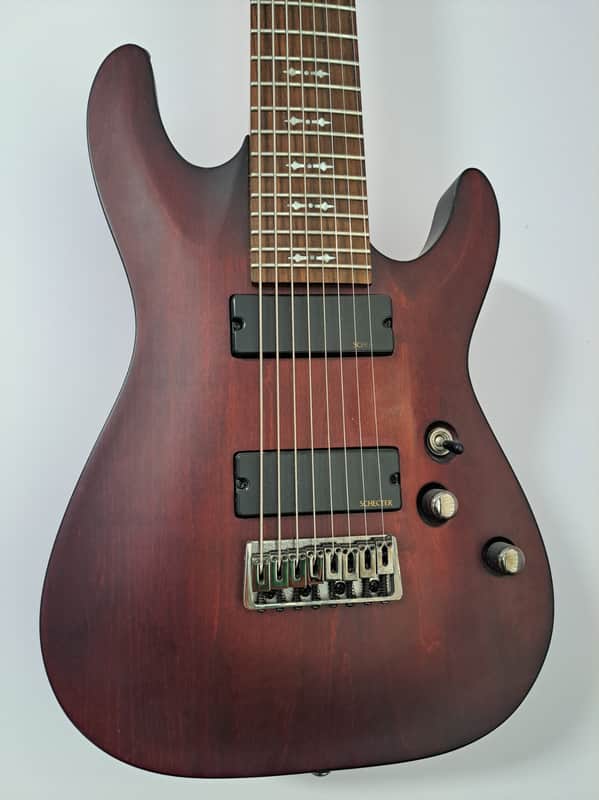 Schecter Omen-8 2012 - Present - Walnut Satin image 1