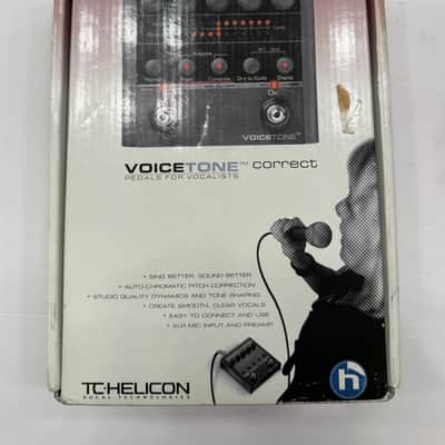 TC Helicon Voicetone Correct Correction Vocal Effect Pedal + Box & Power Supply image 1