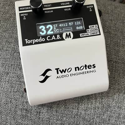 Immagine Two Notes Torpedo C.A.B. M Speaker Simulator / Amp DI 2019 - White - 2
