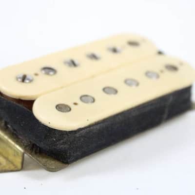 1970s-1980s Vintage DiMarzio PAF Double Cream USA for Gibson Humbucker Pickup image 3