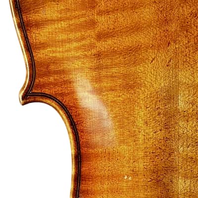 Vintage 4/4 Violin Outfit – Beautiful Flamed Maple Back – Old European Labeled Violin with Bow & Case – Warm Resonant Tone (Video) image 17