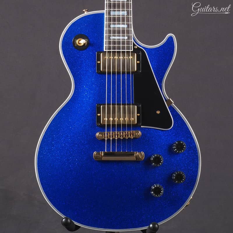Gibson Custom Shop Les Paul Custom - Dark Blue Sparkle image 1