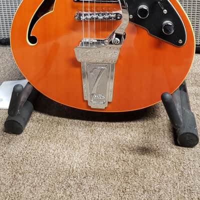 Italia Maranello '61 Trans Orange Electric Guitar image 2