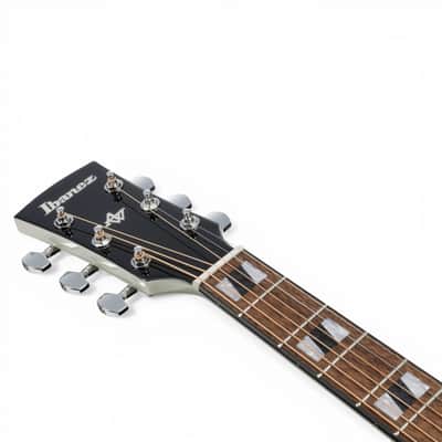 Ibanez AJ70M2E Artwood Series Acoustic-Electric Guitar Pearl White High Gloss Solid Sitka Spruce Top image 8