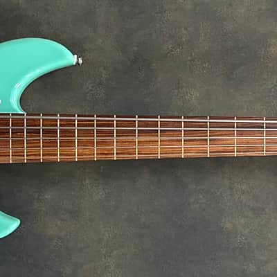 Emerald Bay Fretless Bass - Sea Foam Green image 3