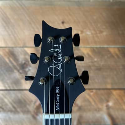 PRS Wood Library McCarty 594 Flamed Maple 10 Top, Swamp Ash Back, Stained Flamed Maple Neck, Bound Ebony FB - Satin Charcoal 418878 image 4
