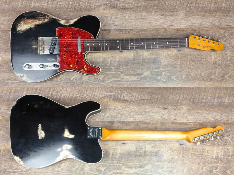 MyDream Partcaster Custom Built - Heavy Relic Black Bindings Hepcat 55 image 1