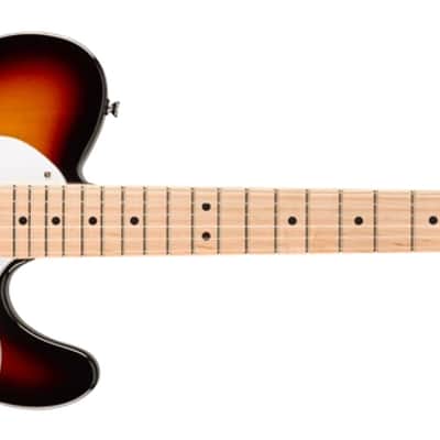 Fender Squier Affinity Series Thinline Telecaster Electric Guitar, 3-Colour Sunburst image 1