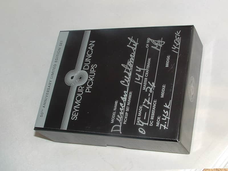 Seymour Duncan 50th Anniversary Limited Edition Duncan Custom Set (Zebra) Set #144 image 1