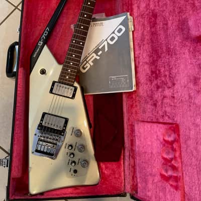Roland G-707 Guitar Controller + GR-700 Guitar synthesizer 1980’s Complete System  - Pearl White Metallic