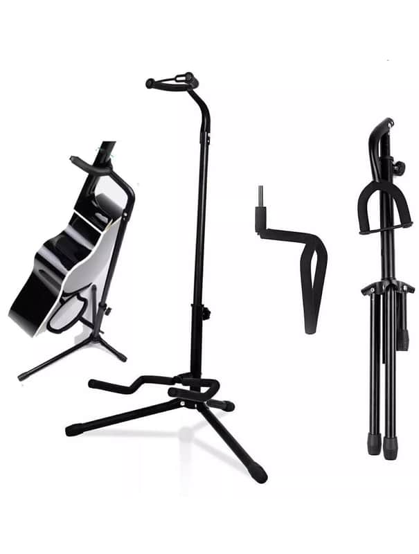 New Guitar Stand Floor Adjustable Tripod Acoustic Electric Cello Upright Stand ^ image 1