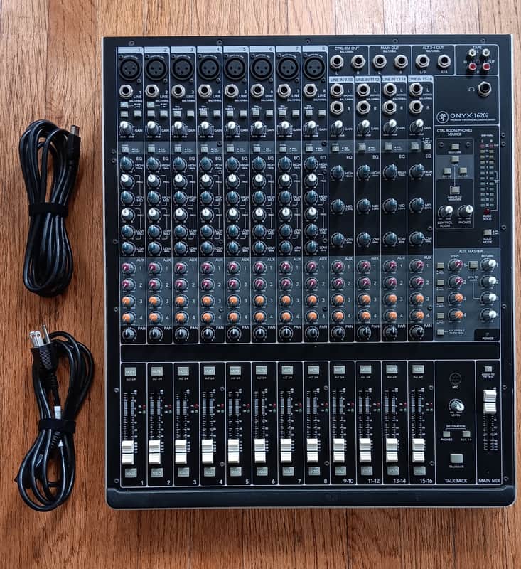 Mackie Onyx 1620i 16-Channel Analog Mixer | FireWire Audio Interface | Onyx Preamps | Perkins EQ image 1