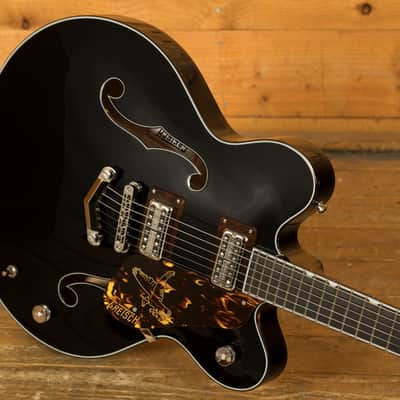 Gretsch G6636-RF Richard Fortus Signature Falcon Centre Block with V-Stoptail Ebony Black image 5