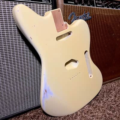 Relic Fender Telemaster Body Alder Vintage Aged Olympic White Offset Telecaster Nitrocellulose 😍 image 2