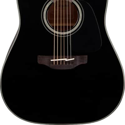 Takamine GD30 Dreadnought Acoustic Guitar, Solid Spruce Top, Gloss Black image 1