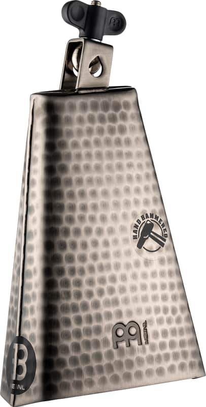 Meinl STB80BHH-S Hammered Timbales Cowbell Hand Brushed Steel 8" Big Mouth image 1