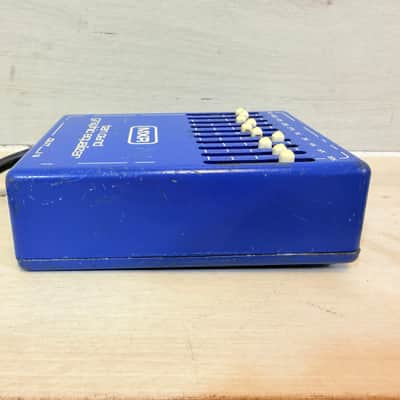 MXR Model 108 10-Band Graphic Equalizer EQ Pedal Blue AC Powered 1970's image 4