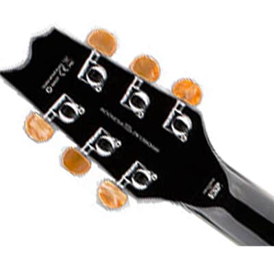 ESP LTD TL-6 Thinline Acoustic/Electric Guitar - Black - B-Stock image 5