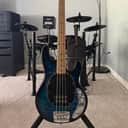 Sterling StingRay Ray34FM -Neptune Blue with Reunion Blues Voyager Case -Free shipping