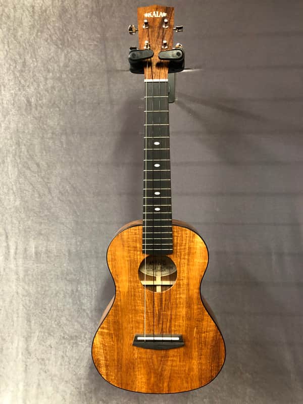 Kala 1KOA-T Prototype All Solid Koa Satin Tenor Ukulele w/ Tweed Hard Case and D'addario Humidifier image 1