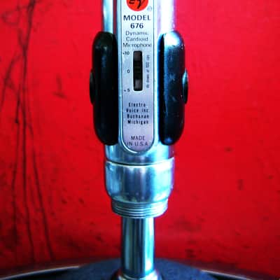 Vintage 1960's Electro-Voice 676 Cardioid Dynamic Microphone High Z w accessories Jim Morrison The Doors 666 674 664 # 2 image 13