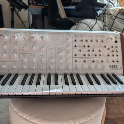 Korg MS-20 Mini Limited Edition Semi-Modular Analog Synthesizer 2013 - Present - White image 2