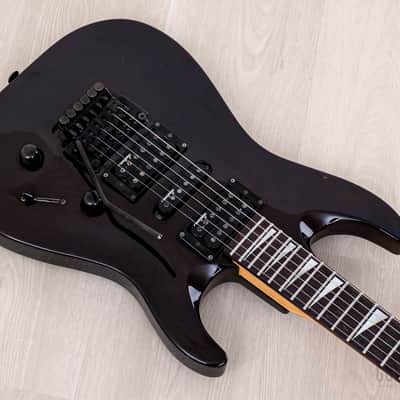 1990 Charvel by Jackson Dinky Arched-Top DKA-115-HSH See-Through Brown w/ Floyd Rose image 7