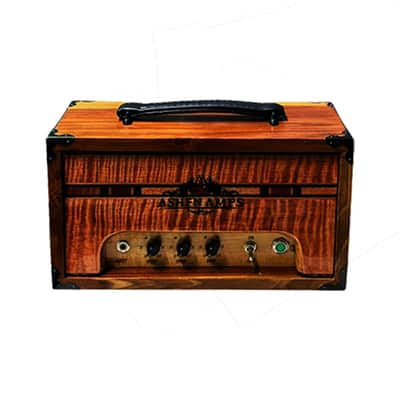 Ashen " Miley" 10W Custom Handmade Tube Guitar Amplifier Redwood Enclosure image 2