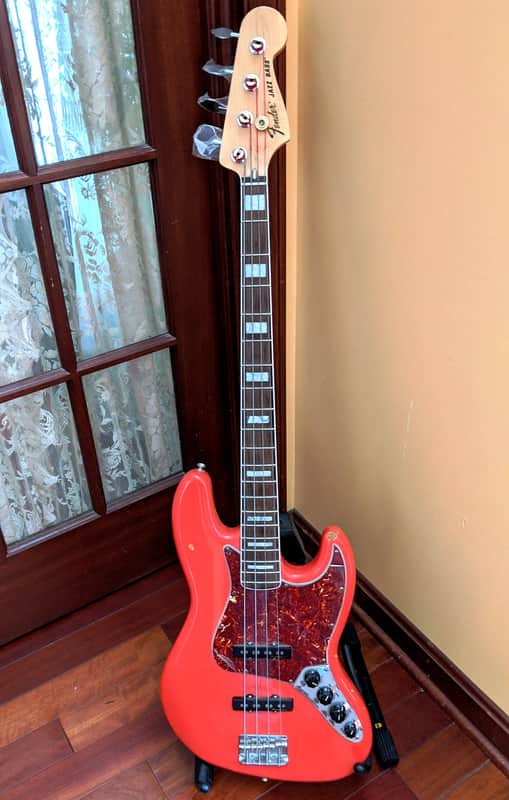 Fender Fender Deluxe Active Jazz Bass 2017 - Fiesta Red image 1