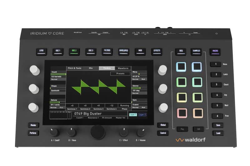 Waldorf Iridium Core Desktop Synthesizer 2024 - Present - Black