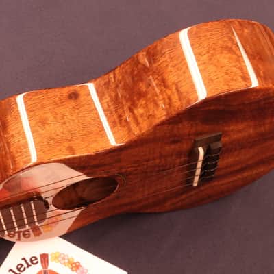 Kiwaya KPC-1K / HG Solid High Grade Hawaiian Koa Concert Ukulele #5399 image 17