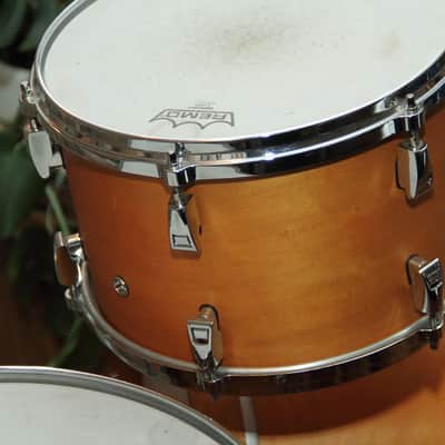 Yamaha Absolute Hybride Maple drumset 4pc Natural Vintage image 12