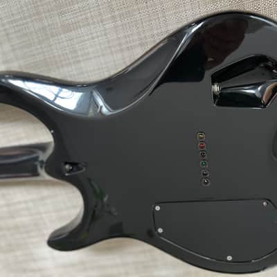 Brian Moore MC 1 mid to late 1990's - Blue Black figured top Graphite neck, image 9
