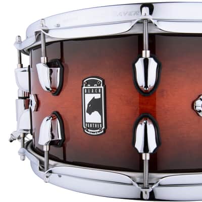 Mapex BPNML4700CVD Black Panther Solidus 14x7" Maple Snare Drum 2020 - Red / Black Burst image 5