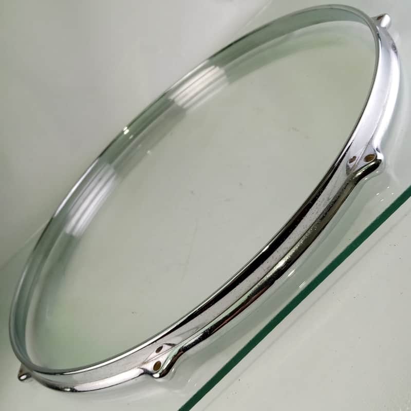*Premier 16" Die-Cast Floor Tom Drum Batter/Resonant Rim/Hoop UK Vintage 60s-70s image 1