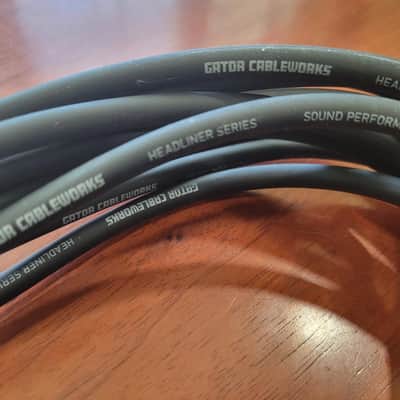 Guitar cable cord lot Gator Cableworks  30' Lot of 5 image 3