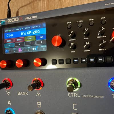 Valeton GP-200Xwith GP-200X Multi-Effects Processor 10th Anniversary Blue & Red image 14