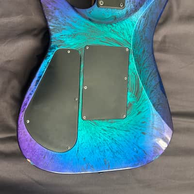 Jackson DK2 Dinky MIJ 2008 - Eerie Dess Swirl w/ Upgraded Tremolo image 9