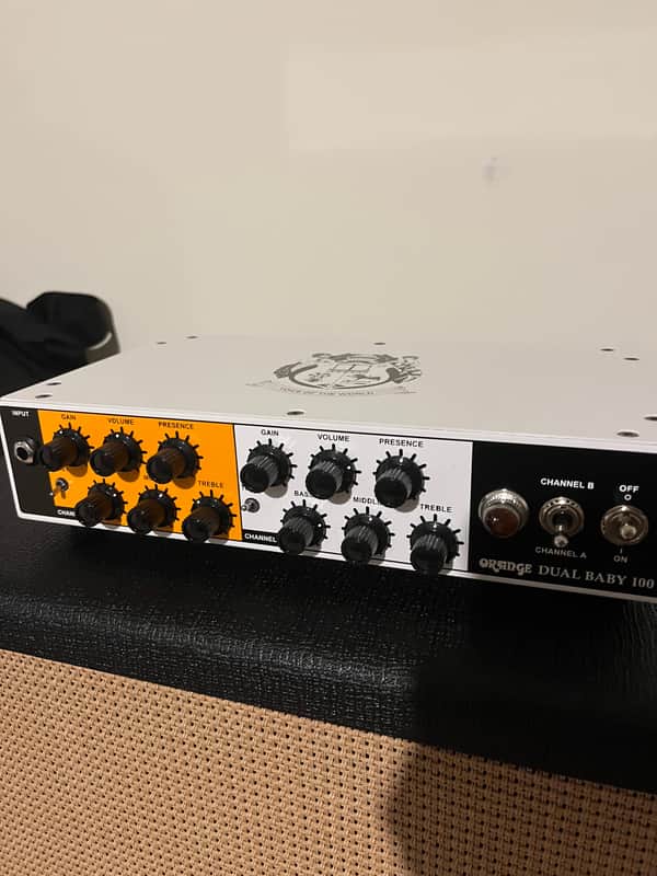 Orange Dual Baby 100 2-Channel 100-Watt Guitar Amp Head 2025 - Present - White image 1