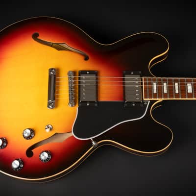 2018 Gibson Memphis ES-335 Traditional - Antique Sunset Burst | USA Semi-Hollow Block Inlays Rounded Neck 3.43kg | OHSC image 4