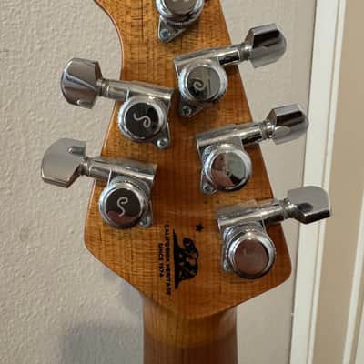 Ernie Ball Music Man Cutlass RS HSS 2019 - Vintage Sunburst, Flamed maple neck and fretboard image 6