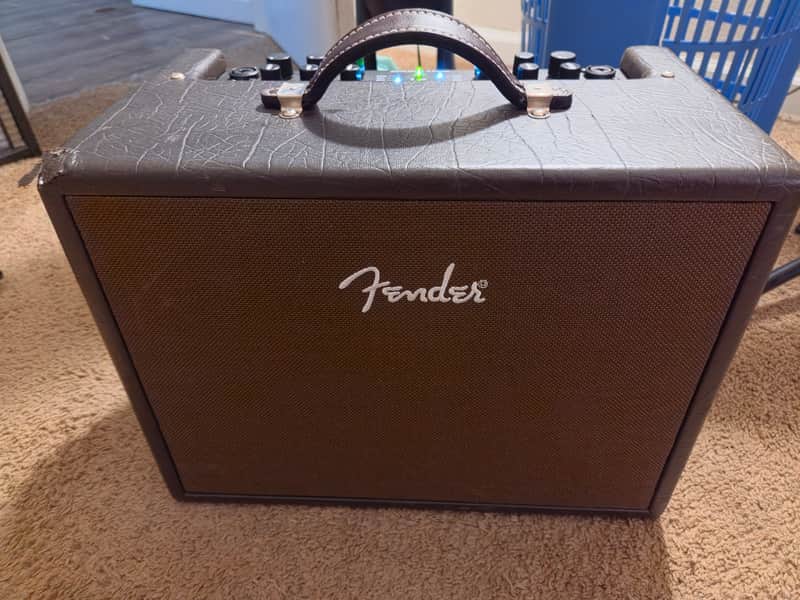 Fender Acoustic Junior 2-Channel 100-Watt 1x8" Acoustic Guitar Combo 2020 - Present - Brown image 1