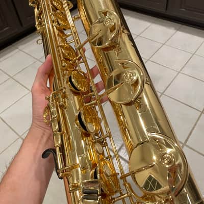 Serviced Jupiter JBS-593 Baritone Saxophone w/Low A (Ready to Play) - Excellent Condition - Plays Great! image 4