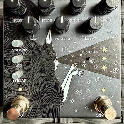 Old Blood Noise Endeavors Dark Star Stereo Soundscape Reverb – Black – Excellent w/ Original Box image 1