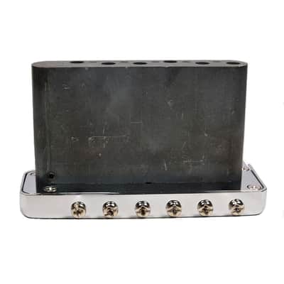 Wilkinson 54mm Stainless Steel SOLID Steel Block, Import Strat, Japan Strat Chrome image 5