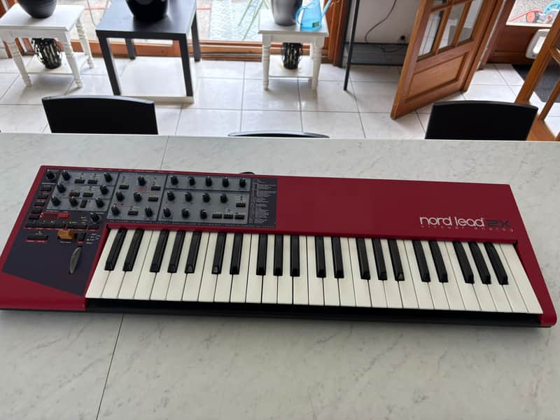 Nord Lead 2X 49-Key 20-Voice Polyphonic Synthesizer 2003 - 2013 - Red image 1