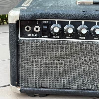 Music Man HD-130 Reverb 2-Channel 130-Watt Guitar Amp Head 1974 - 1979 - Black image 2