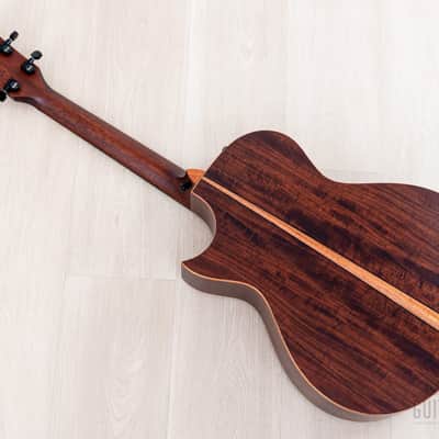 2022 Taylor Custom Grand Concert 12-Fret Flamed Tasmanian Blackwood w/ Florentine Cutaway image 16