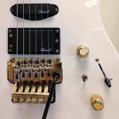 Samick Floyd Rose Aged Polar White image 3